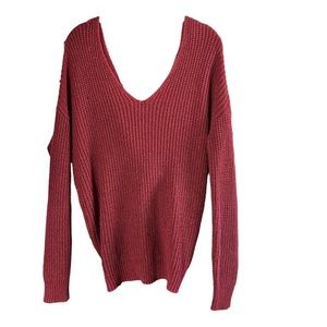 Francescas maroon sweater